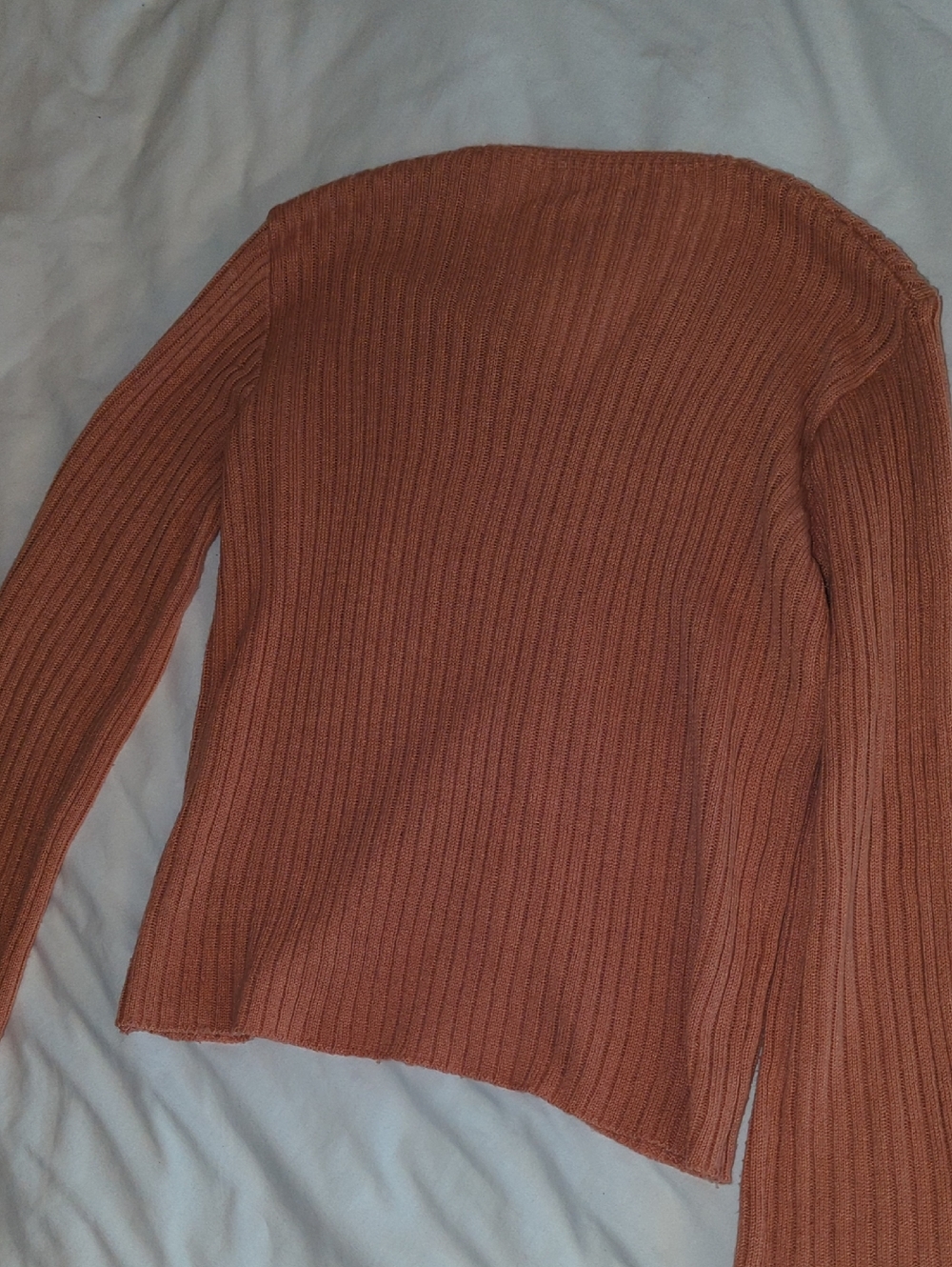 Ribbed Drawstring Sweater - Picture 3 of 4